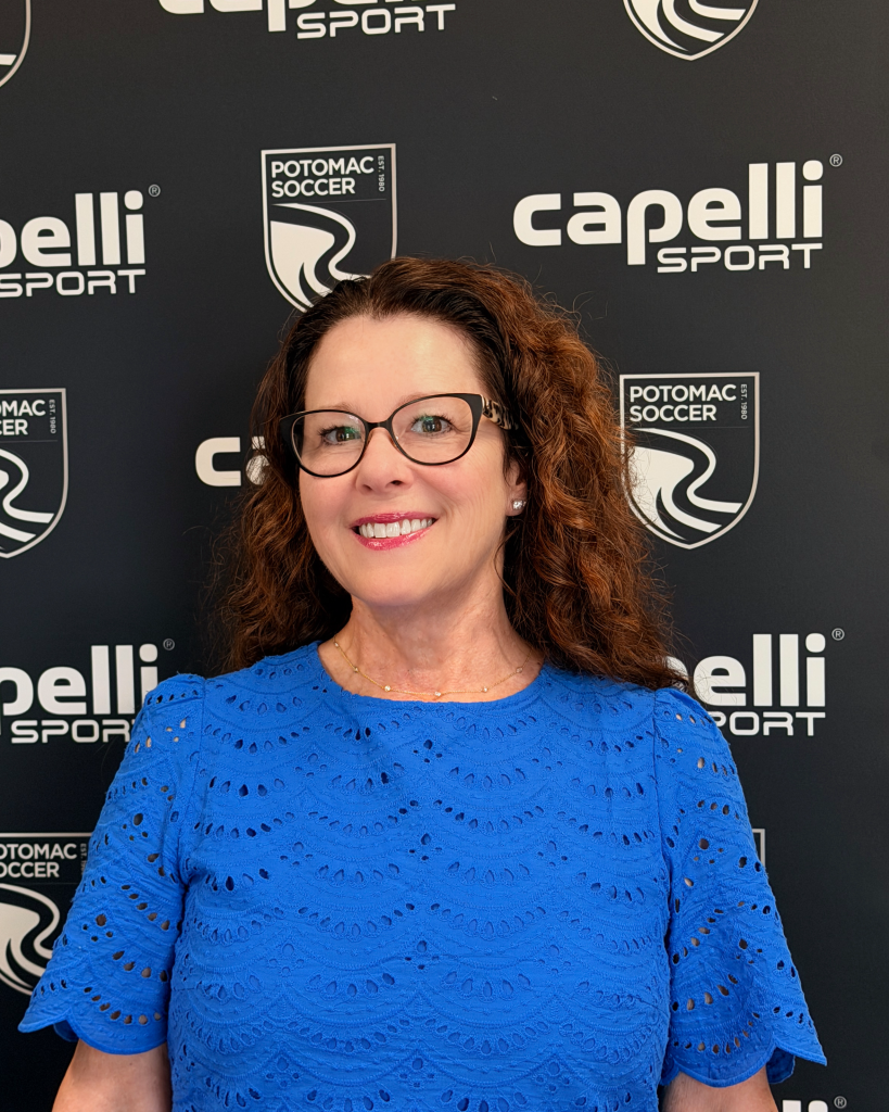 headshot of laurie lane, executive director of potomac soccer